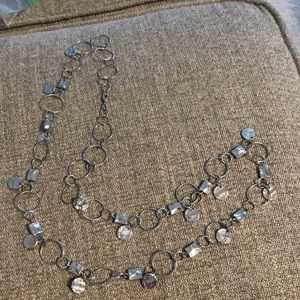 Long costume jewelry necklace